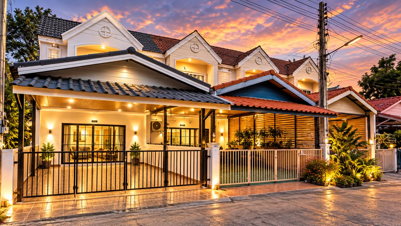 บ้านสวน บรรยากาศดี หมู่บ้านประภัสสร เครือสหพัฒน์
